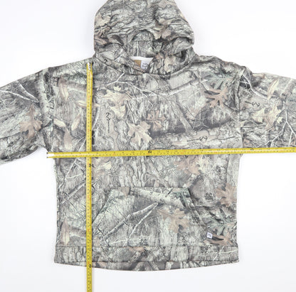 Akimbo Men's Camouflage Fleece Pullover Hoodie Size M