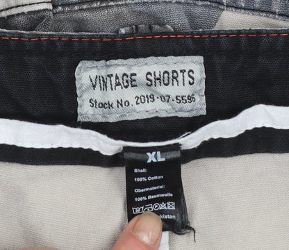 Vintage Shorts Men's Camo Cargo Cotton XL Casual Summer Wear