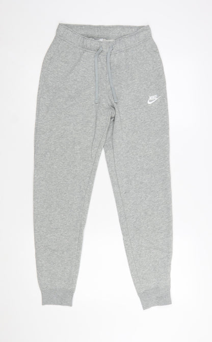 Nike Womens Grey Jogger Sweatpants Small Cotton Blend