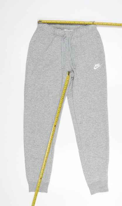Nike Womens Grey Jogger Sweatpants Small Cotton Blend
