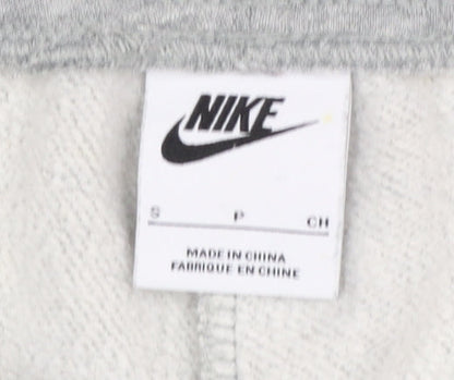 Nike Womens Grey Jogger Sweatpants Small Cotton Blend