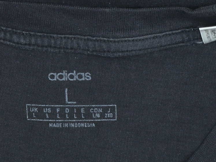 adidas Men's Black L Short Sleeve Crew Neck Sports T-Shirt