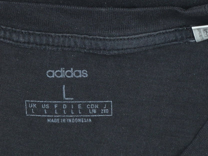 adidas Men's Black L Short Sleeve Crew Neck Sports T-Shirt