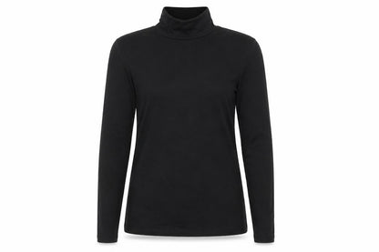GAP Women's Black Modern Turtleneck Long Sleeve Top Size S