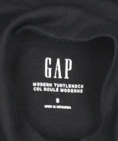 GAP Women's Black Modern Turtleneck Long Sleeve Top Size S