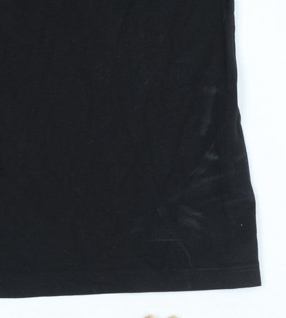 ONLY & SONS Men’s Black Skull Graphic Long Sleeve T-Shirt M