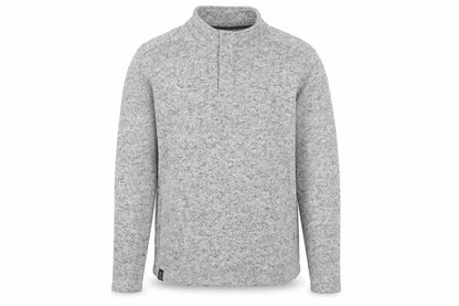 DNM Dissident Men's Grey Button Henley Fleece Sweatshirt XL