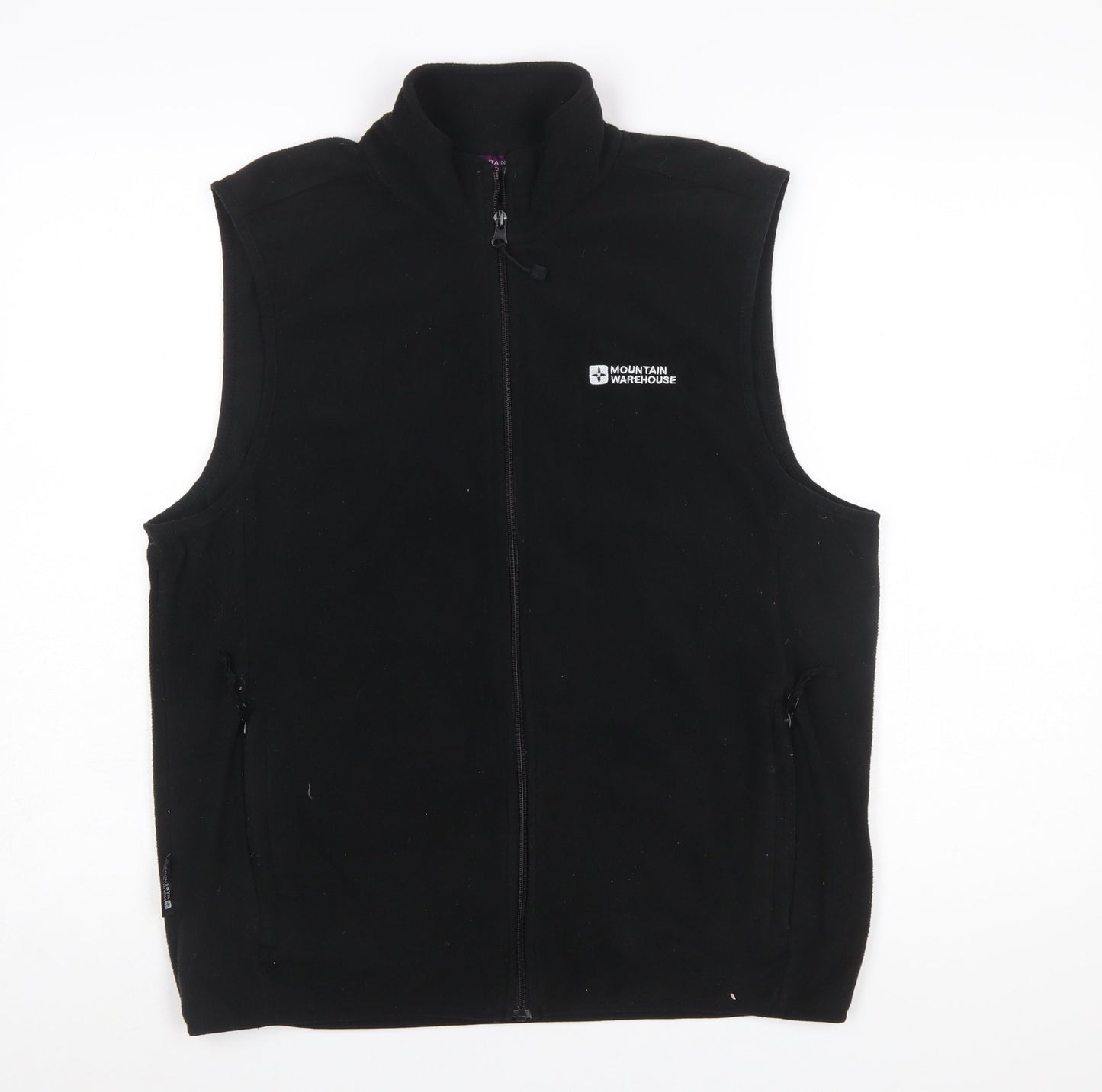 Mountain Warehouse Womens Black Fleece Bodywarmer Waistcoat Size 16