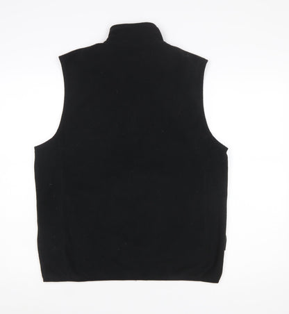 Mountain Warehouse Womens Black Fleece Bodywarmer Waistcoat Size 16