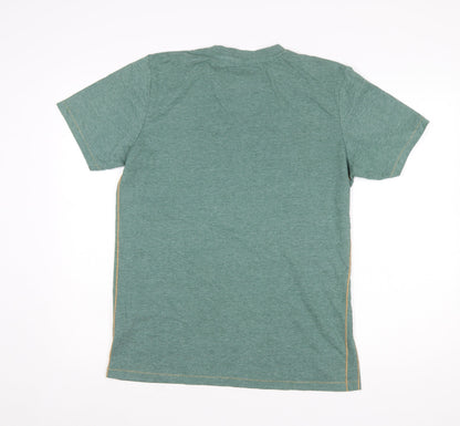 Tokyo Laundry Men's Green Graphic Motorcycle T-Shirt Size M