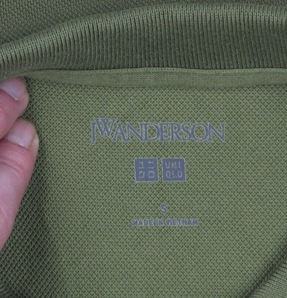 JW Anderson x Uniqlo Men's Green Short Sleeve Polo Shirt Size S