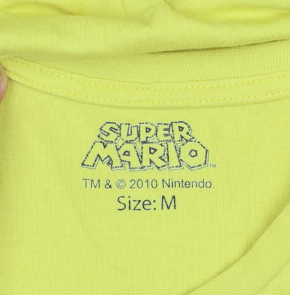 Super Mario Donkey Kong Yellow Mens M Graphic T-Shirt
