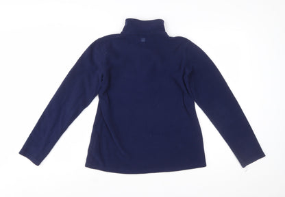 Mountain Warehouse Women's Navy 1/2 Zip Fleece Sweatshirt Size M