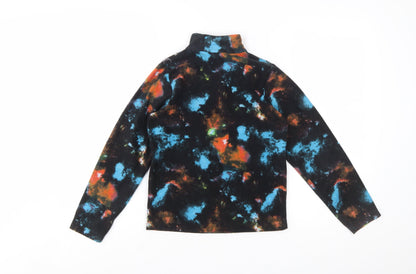 Mountain Warehouse Girls Multicoloured Fleece 1/2 Zip Pullover Sweatshirt 9-10 Years