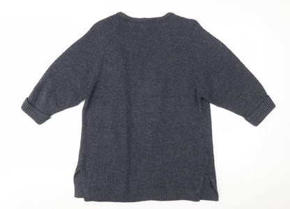 FatFace Women’s Blue Chunky Knit Cardigan Size 14