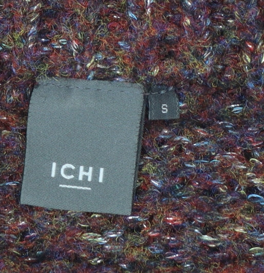 ICHI Women's Brown Chunky Knit Pullover Jumper Size S