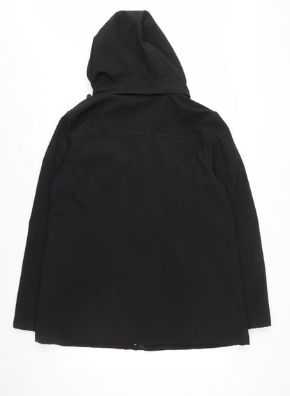 Athletic Works Women's Black Hooded Parka Jacket Size 16