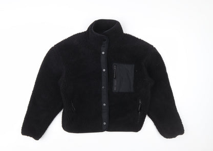 Fabletics Women's Black Fleece Lined Basic Jacket XS