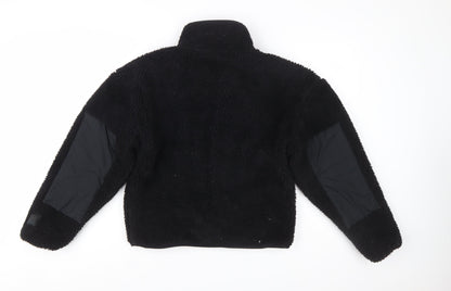 Fabletics Women's Black Fleece Lined Basic Jacket XS