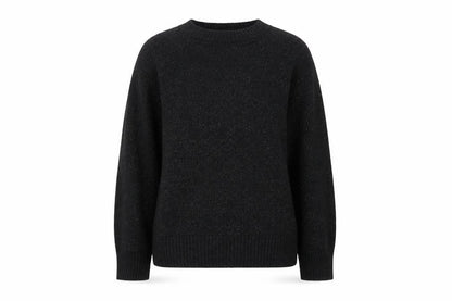 New Look Women’s Black Metallic Knit Pullover Jumper Size M