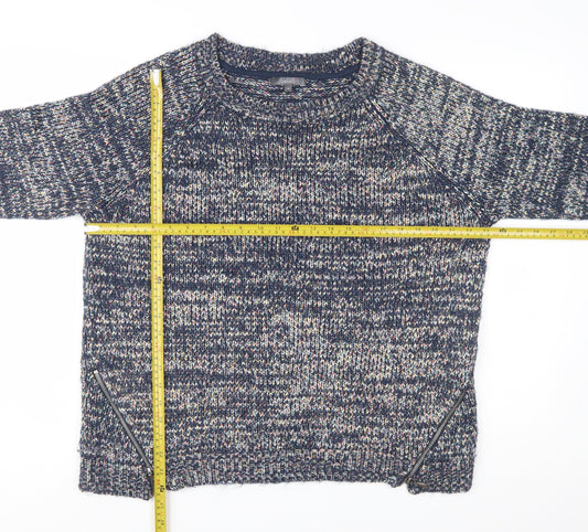 Marks and Spencer Per Una Women’s Multicoloured Chunky-Knit Jumper UK 18