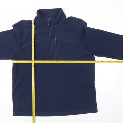 Craghoppers Men's Blue Fleece Pullover Sweatshirt L 1/2 Zip Outdoor