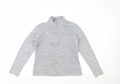Mountain Warehouse Womens Grey 1/2 Zip Pullover Fleece UK 8