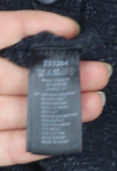 Monsoon Women’s Black Wool Blend Long Sleeve Jumper Dress Size S