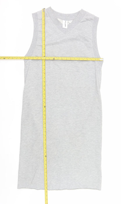 Collusion Women's Grey Size 8 Sleeveless Tank Dress
