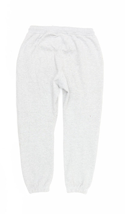 SikSilk Men's Grey Jogger Sweatpants Size S Fleece Activewear