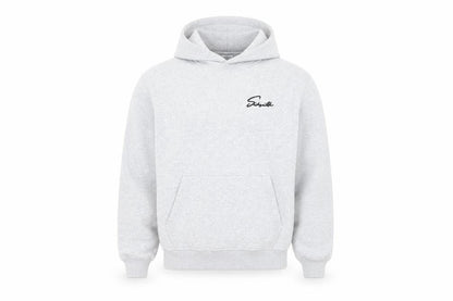 SikSilk Men's Grey Pullover Hoodie Size S Regular Fit Streetwear