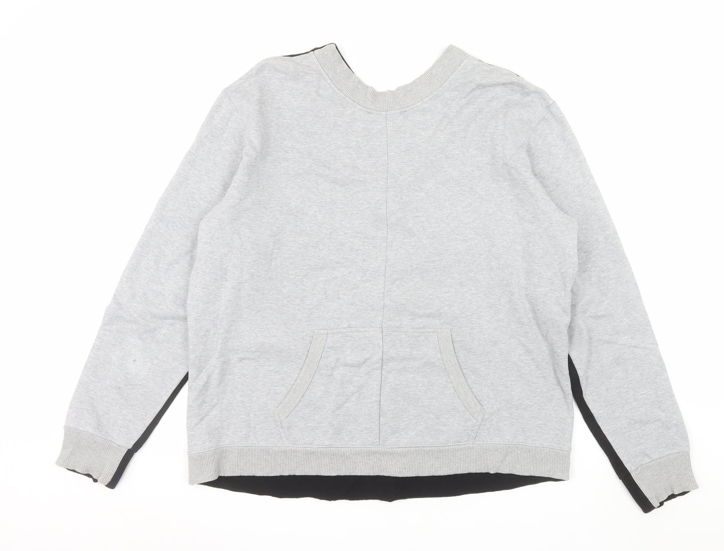 Diesel Men's Black & Grey Half Zip Sweatshirt XL Cotton Reversible