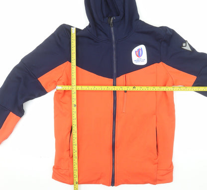 Rugby World Cup 2023 Men's Orange Blue Full Zip Hoodie L