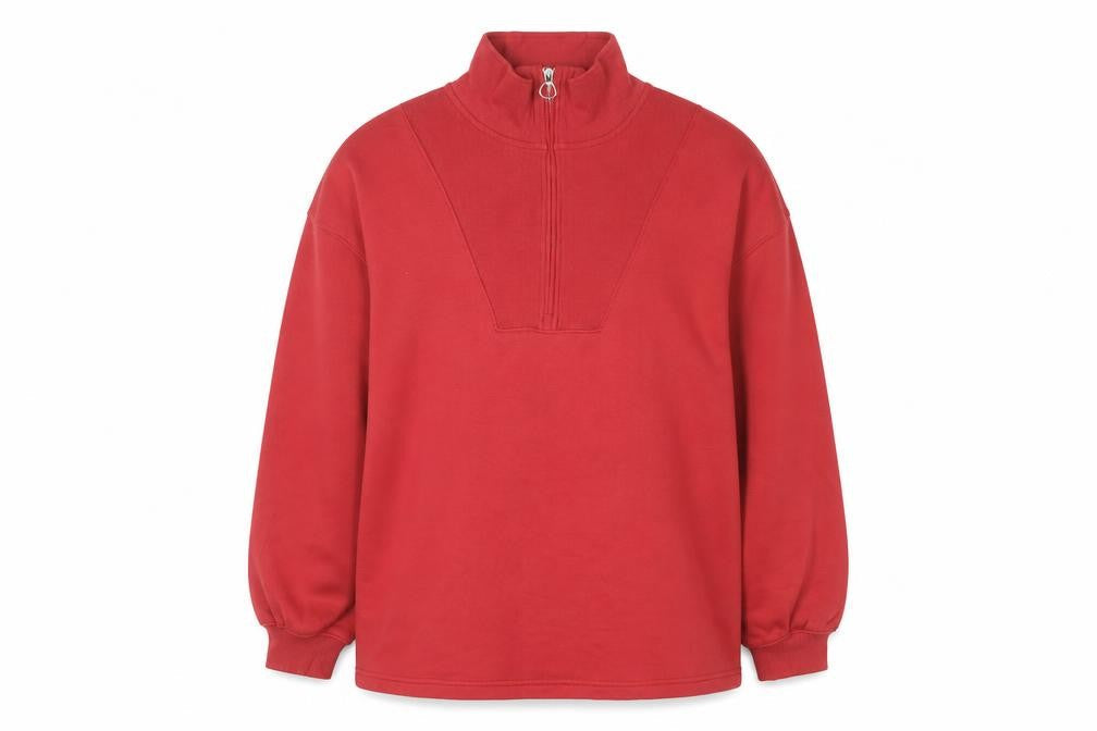 Simply Be Women’s Red 1/2 Zip Pullover Sweatshirt Size 20