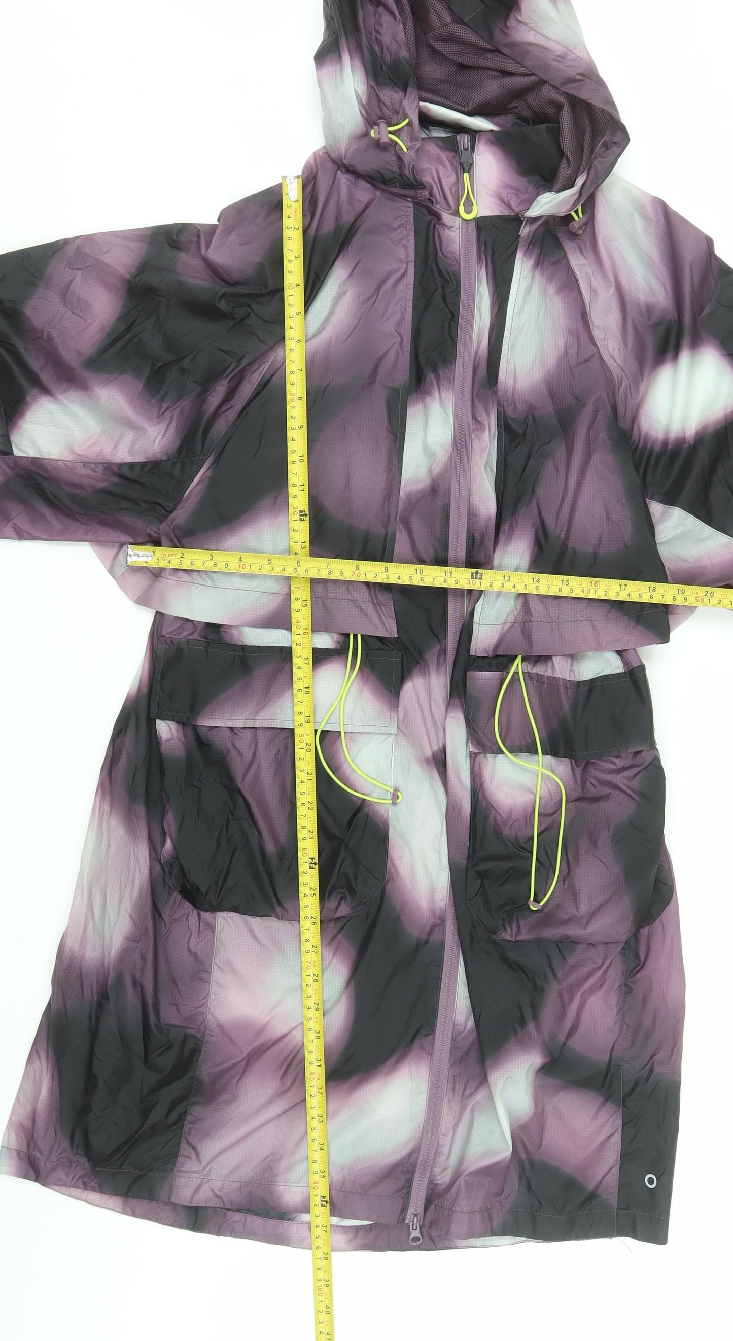 Marks and Spencer Goodmove Women’s Multicoloured Size 12 Hooded Rain Jacket