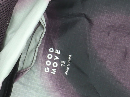 Marks and Spencer Goodmove Women’s Multicoloured Size 12 Hooded Rain Jacket