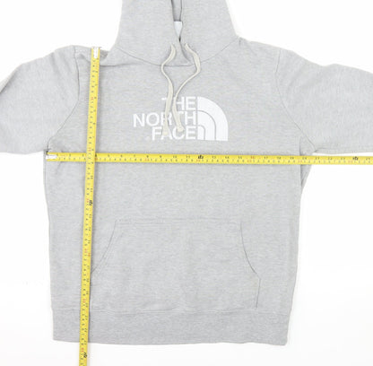 The North Face Womens Grey Pullover Hoodie Size L Relaxed Fit