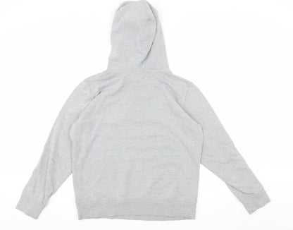 The North Face Womens Grey Pullover Hoodie Size L Relaxed Fit