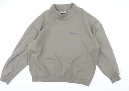 Fear of God Essentials Men's Brown XL Pullover Sweatshirt