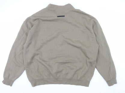 Fear of God Essentials Men's Brown XL Pullover Sweatshirt