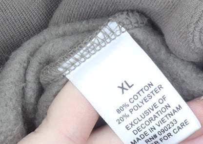 Fear of God Essentials Men's Brown XL Pullover Sweatshirt