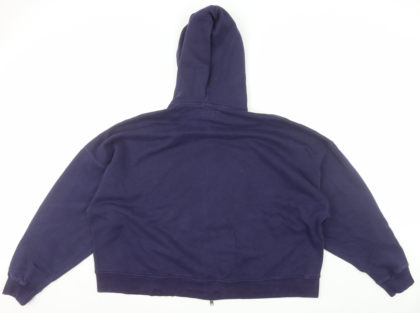 Abercrombie & Fitch Men's Blue Full Zip Hoodie XL Relaxed Fit