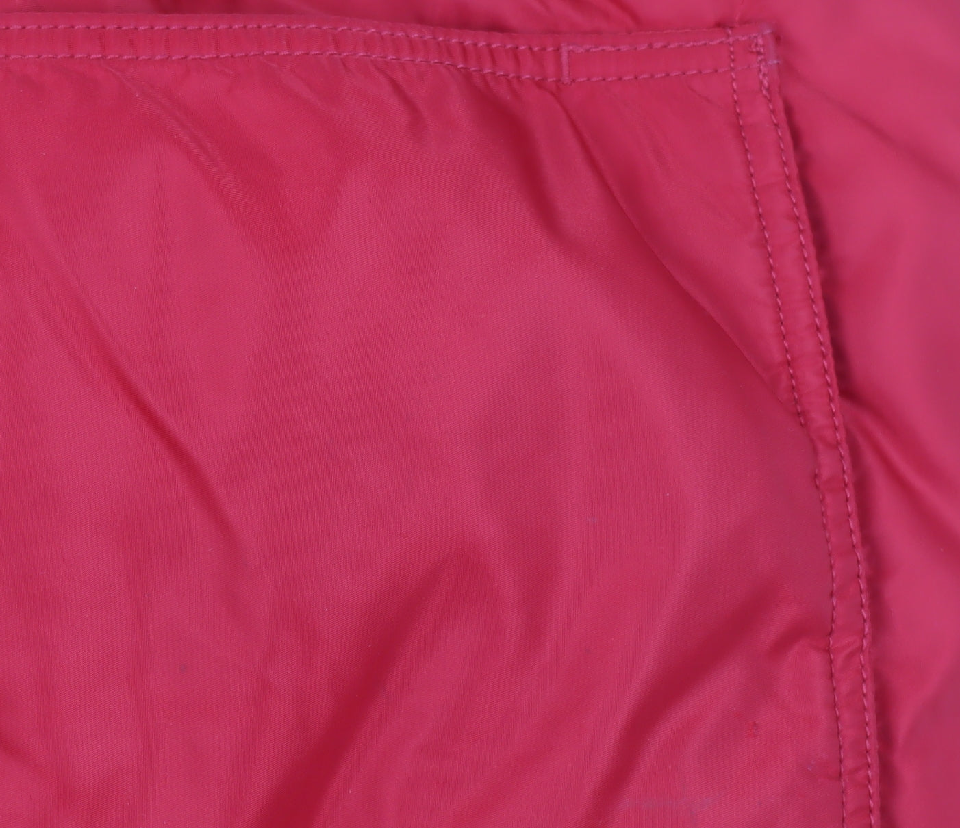 H&M Womens Red Mid-Length Hooded Puffer Jacket Size M