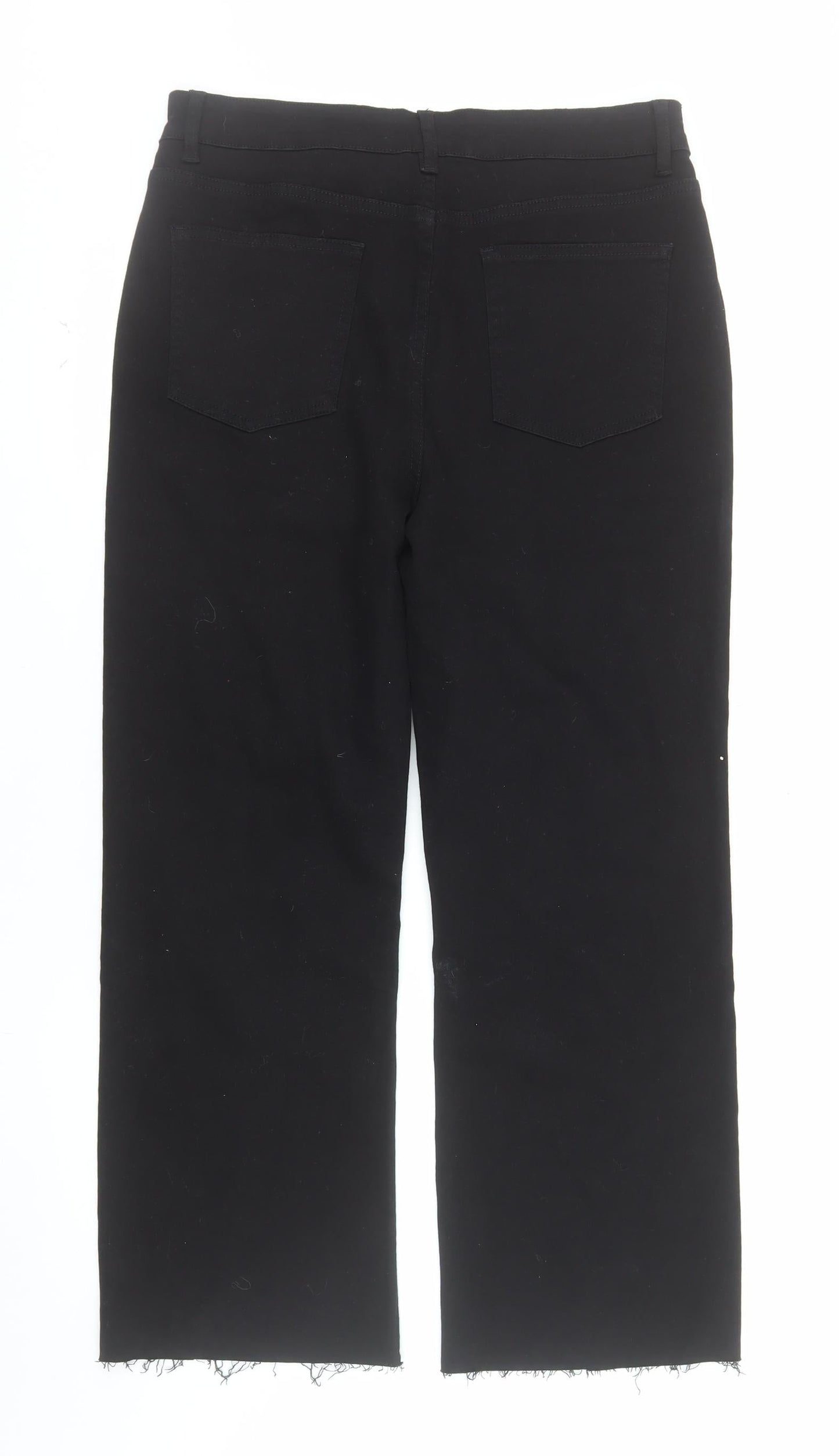 Minueto Women Black 2XL Straight Studded Jeans