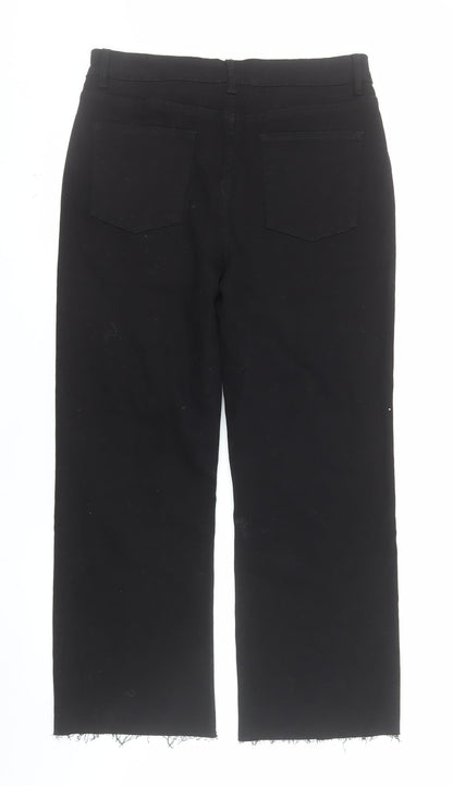 Minueto Women Black 2XL Straight Studded Jeans