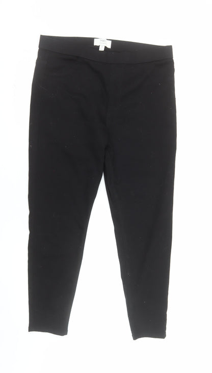 Marks and Spencer Women Black Size 16 Short Jegging Slim Fit Jeans