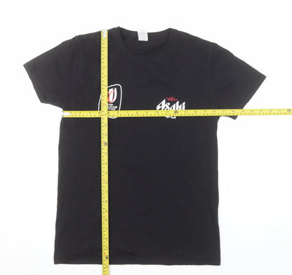 Fruit of the Loom Men's Black Asahi Rugby World Cup 2023 T-Shirt Size S
