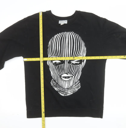 Badwood Men's Black Graphic Pullover Sweatshirt Size S