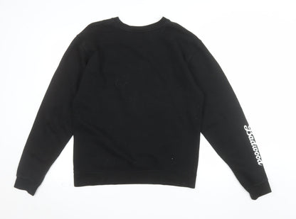 Badwood Men's Black Graphic Pullover Sweatshirt Size S