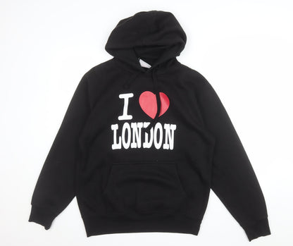 Zone One Men's Black I Love London Pullover Hoodie Size M